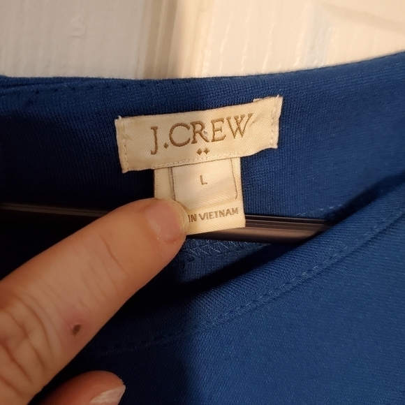 𝅺j. Crew Factory Blue Dress - Picture 9 of 12